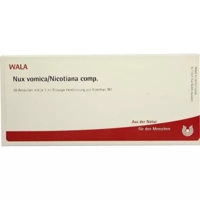 NUX VOMICA/NICOTIANA komp. ampuller, 10X1 ml