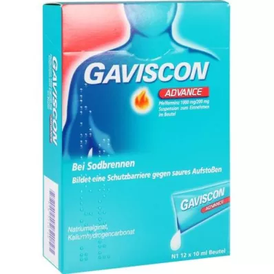GAVISCON Advance Peppermint Suspension, 12X10 ml GAVISCON Advance Peppermint Suspension, 12X10 ml