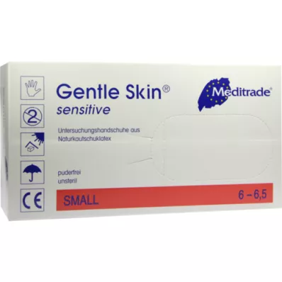 GENTLE SKIN Sensitive U.Hands.Lat.unster.pf størrelse S, 100 stykker GENTLE SKIN Sensitive U.Hands.Lat.unster.pf størrelse S, 100 stykker