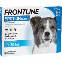 FRONTLINE Flekk på H 20 veterinær.Løsning, 6 stk