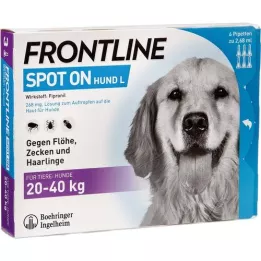 FRONTLINE Flekk på H 40 veterinær.Løsning, 6 stk