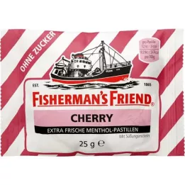 FISHERMANS FRIEND Kirsebær uten sukkerpastiller, 25 g