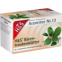 H&amp;S Bearberry tefilterpose, 20X2,7 g