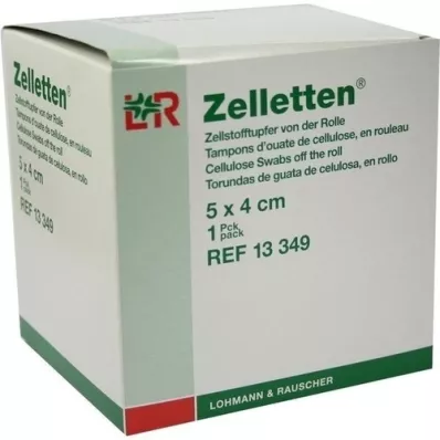 ZELLETTEN Vaskepinne 4x5 cm usteril rull, 300 stk ZELLETTEN Vaskepinne 4x5 cm usteril rull, 300 stk
