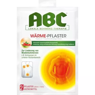 ABC Varmepuss Capsicum Hansaplast med 14x22, 2 stk