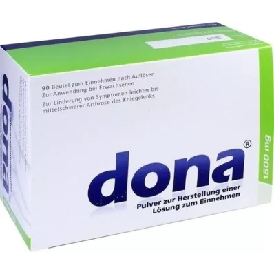DONA 1500 mg Plv.z.Her.e.Lsg.z.Inntakspose, 90 stk