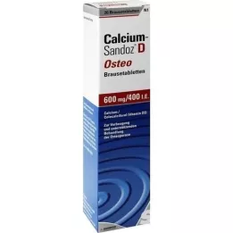 CALCIUM SANDOZ D Osteo brusetabletter, 20 stk