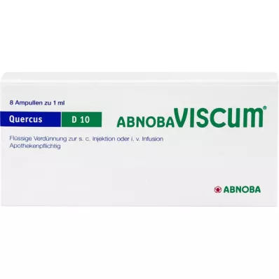 ABNOBAVISCUM Quercus D 10 ampuller, 8 stk