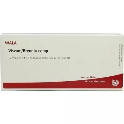 VISCUM/BRYONIA komp. ampuller, 10X1 ml VISCUM/BRYONIA komp. ampuller, 10X1 ml