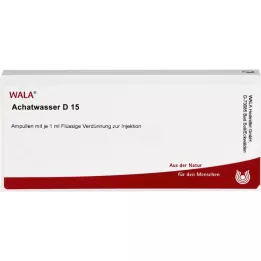 ACHATWASSER D 15 ampuller, 10X1 ml