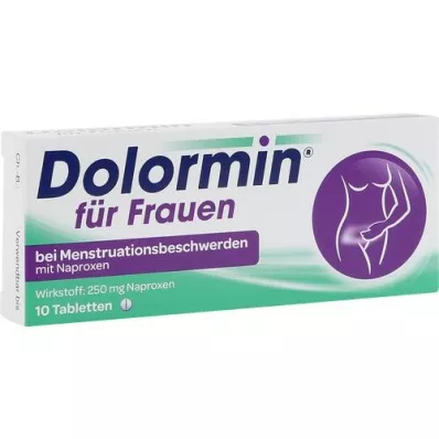 DOLORMIN for kvinner tabletter, 10 stk DOLORMIN for kvinner tabletter, 10 stk