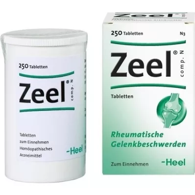 ZEEL comp.N tabletter, 250 stk ZEEL comp.N tabletter, 250 stk