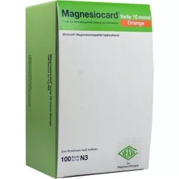 MAGNESIOCARD forte 10 mmol Orange Plv.z.H.e.L.z.E., 100 stk