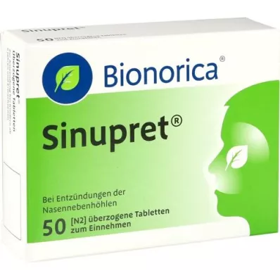 SINUPRET Belagte tabletter, 50 stk