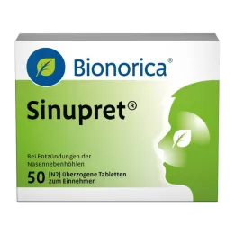 SINUPRET Belagte tabletter, 50 stk