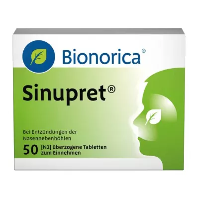 SINUPRET Belagte tabletter, 50 stk