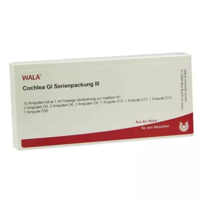 COCHLEA GL Serieforpakning 3 ampuller, 10X1 ml