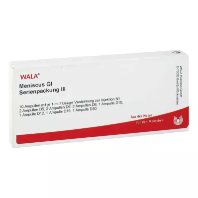 MENISCUS GL Serieforpakning 3 ampuller, 10X1 ml