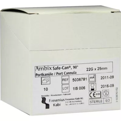 AMBIX Safe-Can Portpunkt.Kan.22 Gx25 mm buet, 10 stk AMBIX Safe-Can Portpunkt.Kan.22 Gx25 mm buet, 10 stk