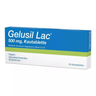 GELUSIL LAC Tyggetabletter, 20 stk
