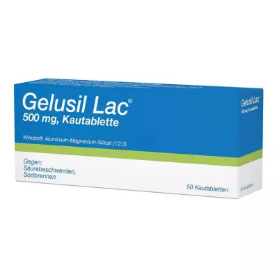 GELUSIL LAC Tyggetabletter, 50 stk