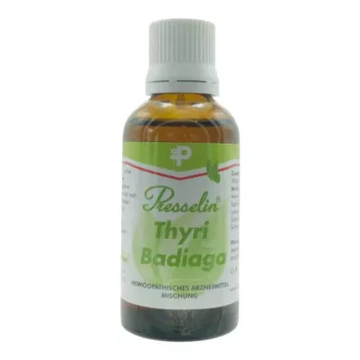 PRESSELIN Thyri Badiaga-dråper, 50 ml PRESSELIN Thyri Badiaga-dråper, 50 ml