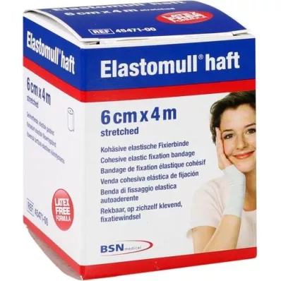 ELASTOMULL selvklebende 6 cmx4 m fikseringsbandasje, 1 stk