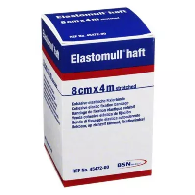 ELASTOMULL selvklebende 8 cmx4 m fikseringsbandasje, 1 stk ELASTOMULL selvklebende 8 cmx4 m fikseringsbandasje, 1 stk