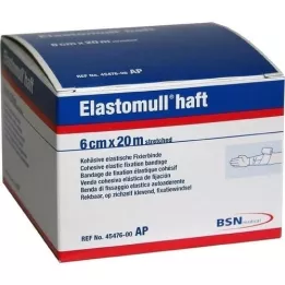 ELASTOMULL selvklebende 6 cmx20 m fikseringsbandasje, 1 stk