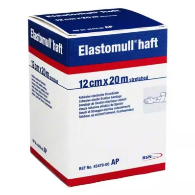 ELASTOMULL selvklebende 12 cmx20 m fikseringsbandasje, 1 stk