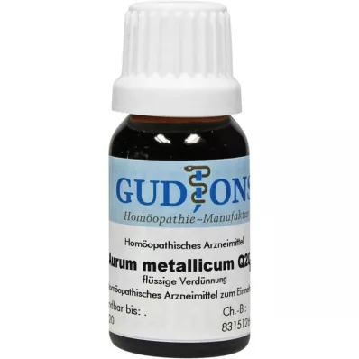 AURUM METALLICUM Q 20-oppløsning, 15 ml