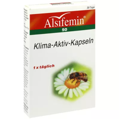 ALSIFEMIN 50 Klimaaktiv med soya 1x1 kapsler, 30 stk