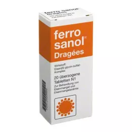 FERRO SANOL Belagte tabletter, 20 stk
