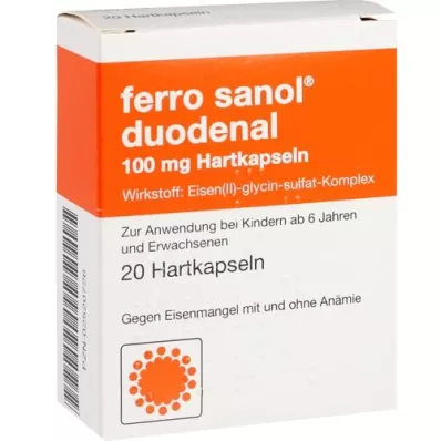 FERRO SANOL duodenal hard caps.m.msr.overz.pell., 20 stk