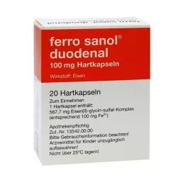 FERRO SANOL duodenal hard caps.m.msr.overz.pell., 20 stk