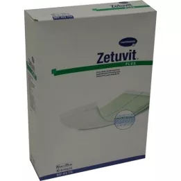 ZETUVIT Plus ekstra sterk absorberende kompress, steril 20x25 cm, 10 stk