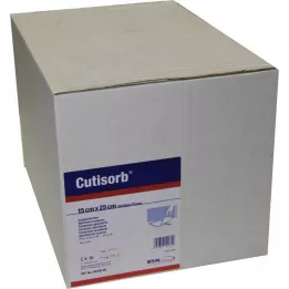 CUTISORB Absorberende kompresser, ikke-sterile, 15x25 cm, 100 stk