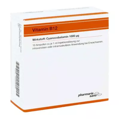 VITAMIN B12 RÖWO 1 000 μg ampuller, 10X1 ml VITAMIN B12 RÖWO 1 000 μg ampuller, 10X1 ml