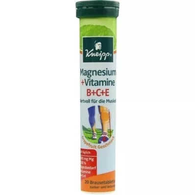 KNEIPP Magnesium+vitaminer brusetabletter, 20 stk