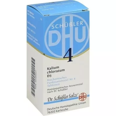 BIOCHEMIE DHU 4 Kalium chloratum D 3 tabletter, 200 stk