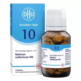 BIOCHEMIE DHU 10 Natrium sulfuricum D 6 tabletter, 200 stk