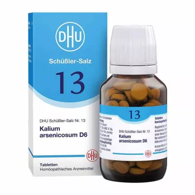 BIOCHEMIE DHU 13 Kalium arsenicosum D 6 tabletter, 200 stk BIOCHEMIE DHU 13 Kalium arsenicosum D 6 tabletter, 200 stk