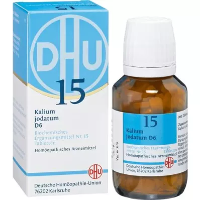 BIOCHEMIE DHU 15 Kalium jodatum D 6 tabletter, 200 stk