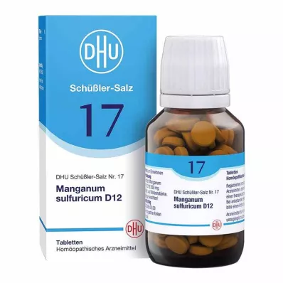 BIOCHEMIE DHU 17 Manganum sulphuricum D 12 tbl, 200 stk BIOCHEMIE DHU 17 Manganum sulphuricum D 12 tbl, 200 stk