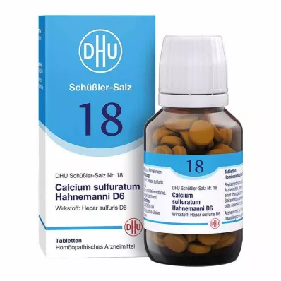 BIOCHEMIE DHU 18 Calcium sulphuratum D 6 tabletter, 200 stk