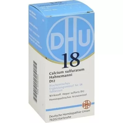 BIOCHEMIE DHU 18 Calcium sulphuratum D 12 tabletter, 200 stk