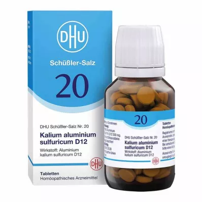 BIOCHEMIE DHU 20 Kaliumalun.svovel.D 12 tabletter, 200 stk