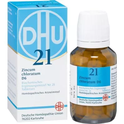 BIOCHEMIE DHU 21 Zincum chloratum D 6 tabletter, 200 stk