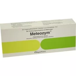 METEOZYM Filmdrasjerte tabletter, 20 stk