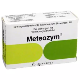 METEOZYM Filmdrasjerte tabletter, 20 stk